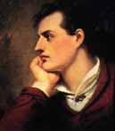 Portrait by Richard Westall (1813) of Byron at age 25